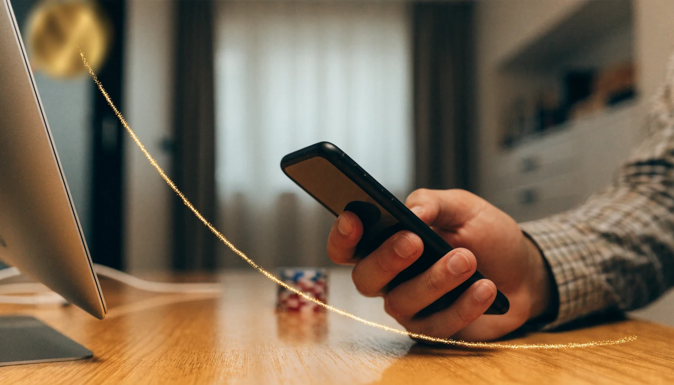 Prijenos sredstava s bankovnog računa na casino putem mobilnog uređaja